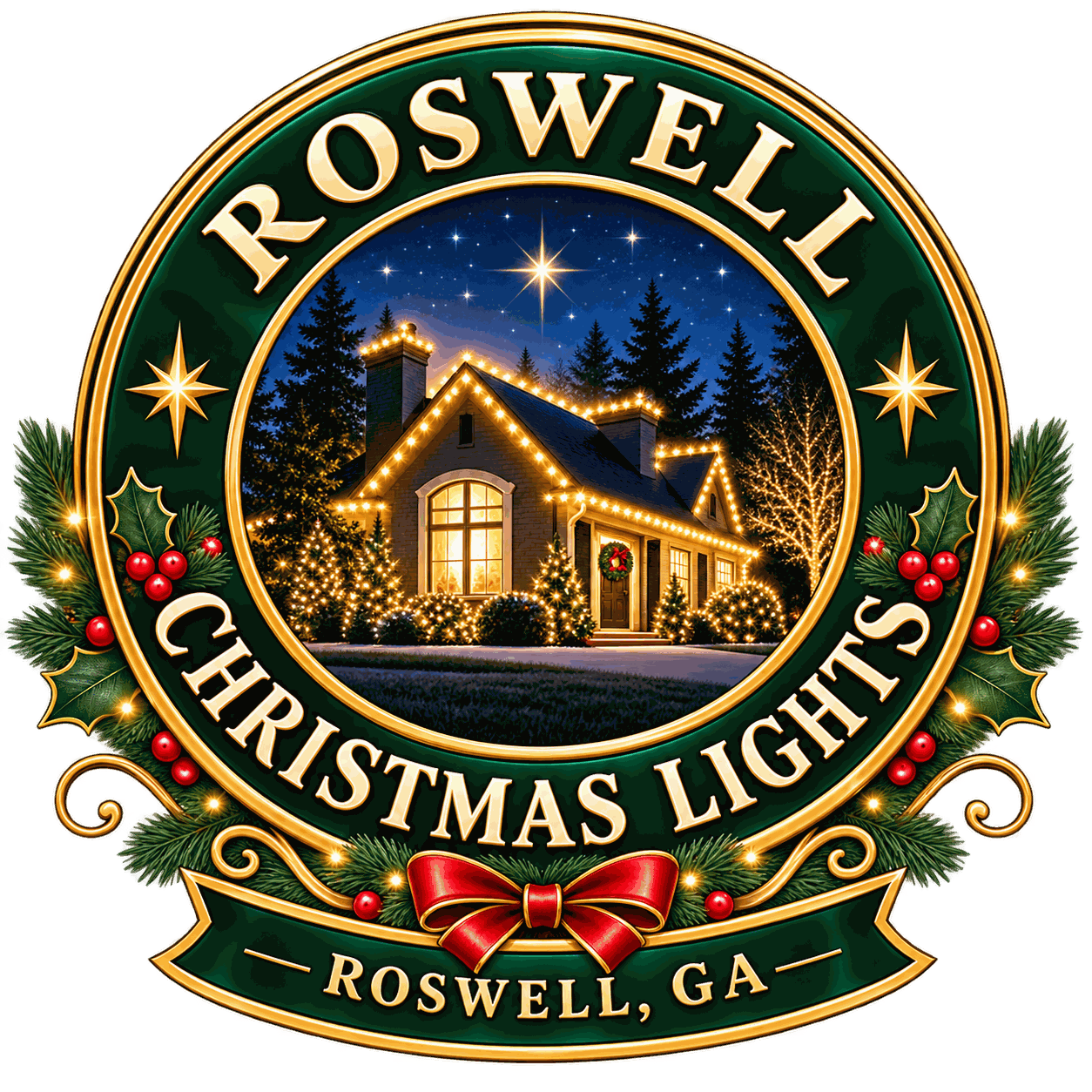 Roswell Christmas Light Installation
